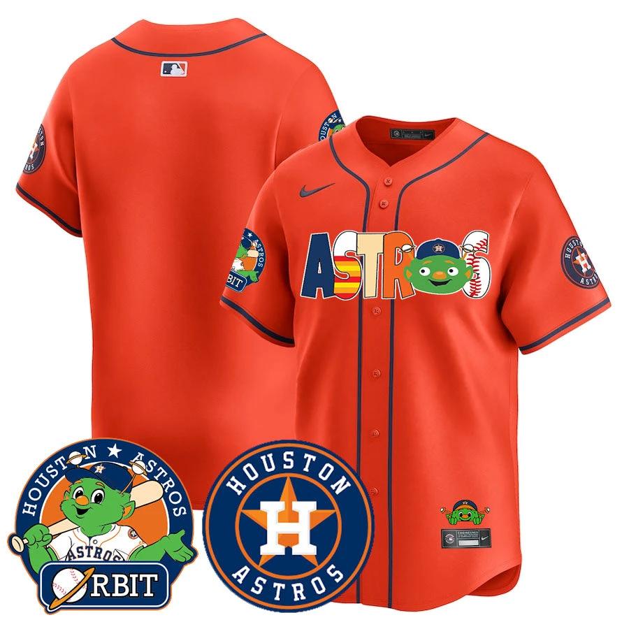 Houston Astros Orbit Vapor Premier Jersey - All Stitched by Houston Astros