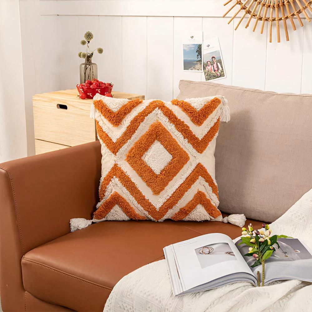 Casablanca Tufted Cushion Cover by Casa & Beyond