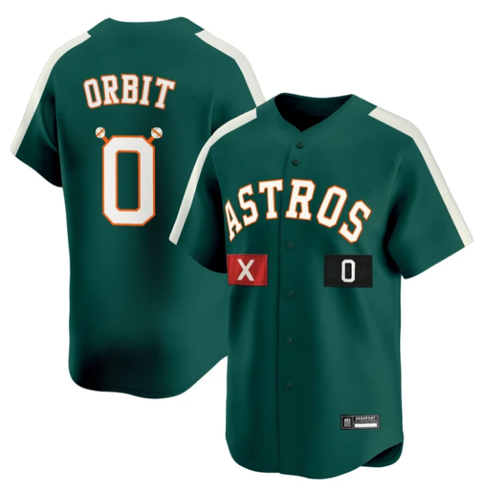 Orbit Jersey #0 Houston Astros Squid Game 2025 Vapor Limited Stitched by My Store