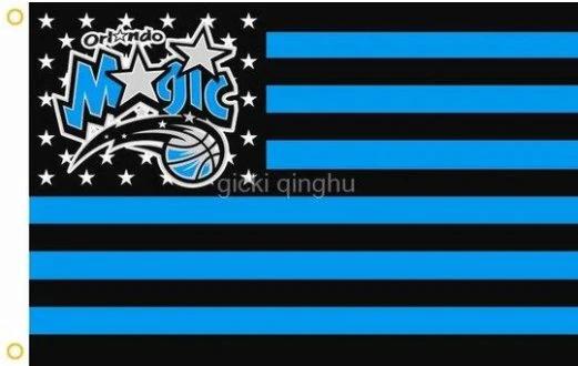 Orlando Magic Star Flag 3X5Ft Polyester Banner USA Digital Print by flagsjustdoit