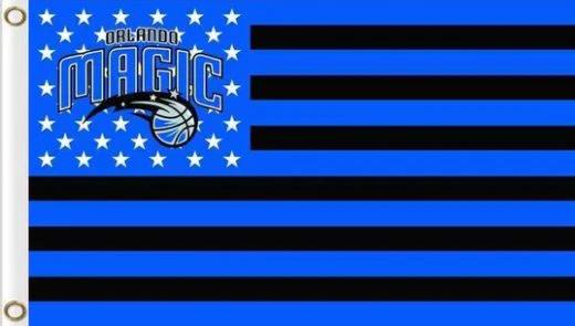 Orlando Magic Star US Flag 3X5Ft Polyester Banner USA Digital Print by flagsjustdoit