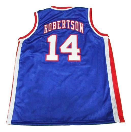 Oscar Robertson Jersey #14 Cincinnati Basketball Sewn Blue by My store basketball