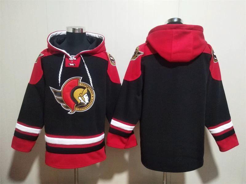 Ottawa Senators Blank Pullover Hoodie by Hoodie Pullover