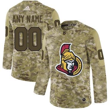 Ottawa Senators Camo Customized Jersey by Hockey David