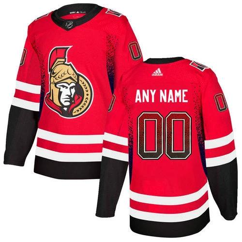 Ottawa Senators Red Customized Drift Fashion Jersey by Hockey David