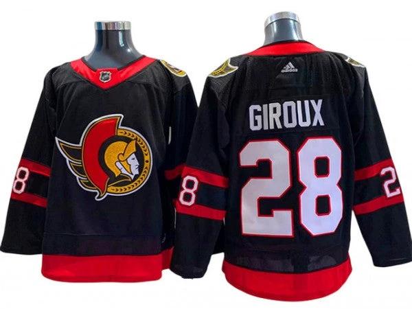 Ottawa Senators #28 Claude Giroux Black Home Jersey by Hockey David