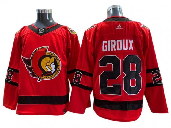 Ottawa Senators #28 Claude Giroux Red Jersey by Hockey David