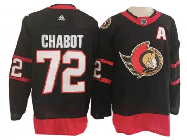 Ottawa Senators #72 Thomas Chabot Black Home 2024 Jersey by Hockey David
