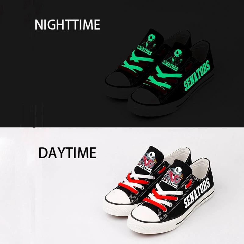 Ottawa Senators Low Top Canvas Sport Sneakers Shoes For Men Women Fans by Crocs
