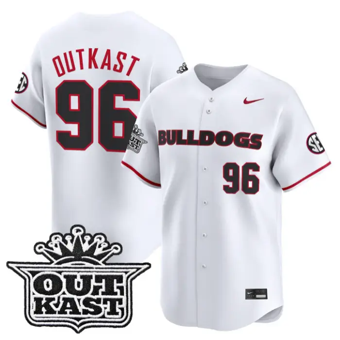 OutKast Jersey #96 Georgia Bulldogs Baseball 2026 Outkast Stitched by My Store