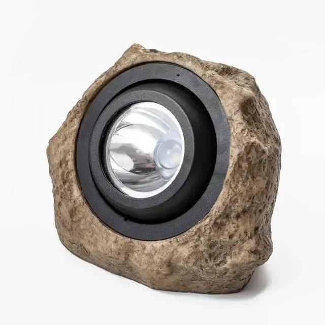 Solar Rock Light – LED Garden Stone Lamp by BowLift