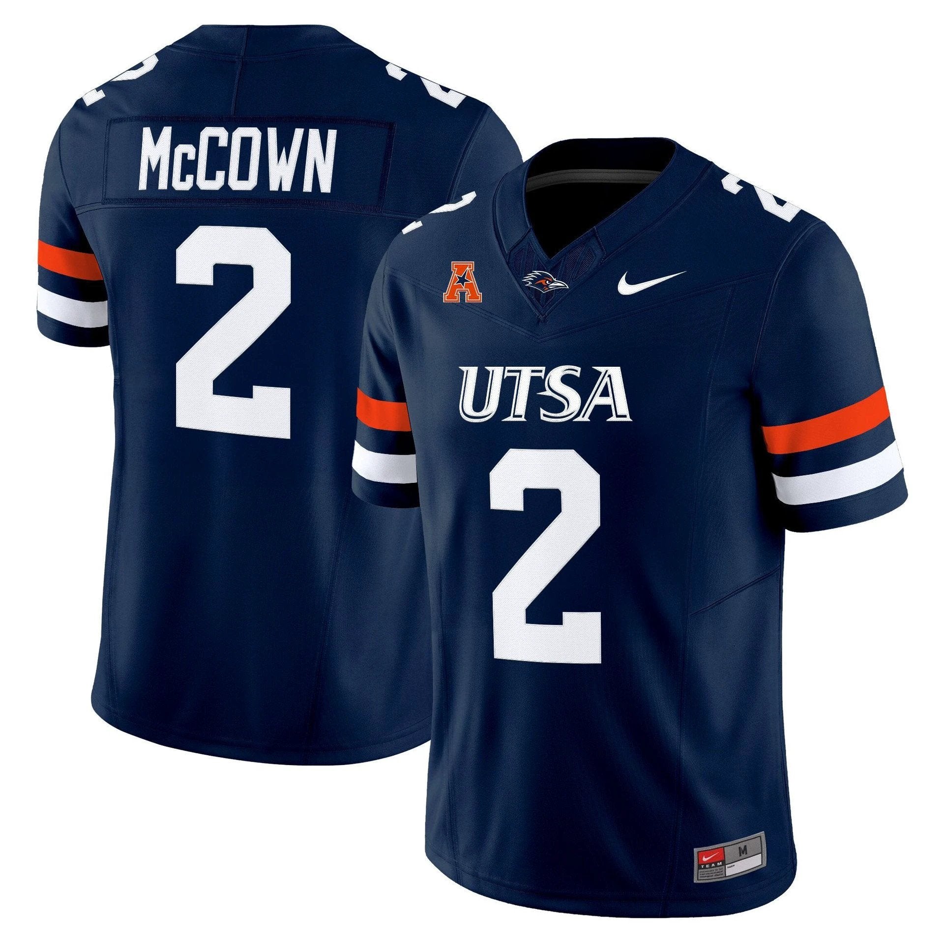 Owen McCown Jersey #2 UTSA Roadrunners 2025 Vapor Limited Stitched by My Store NCAA Football Jerseys