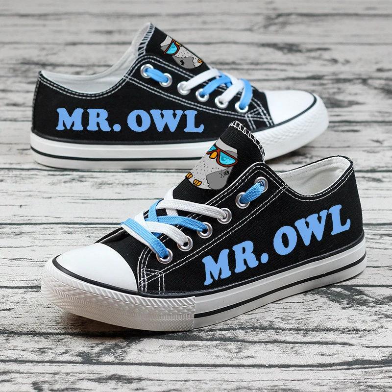 Owl Canvas Sneakers Shoes For Men Women Fans by Crocs