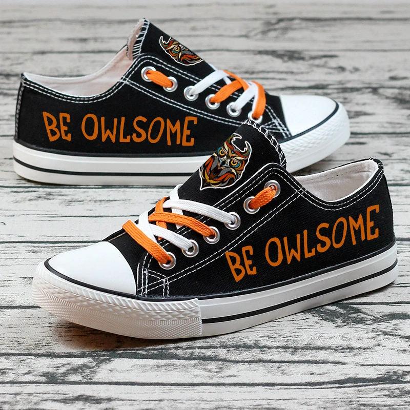 Owl Canvas Sneakers Shoes For Men Women Fans by Crocs