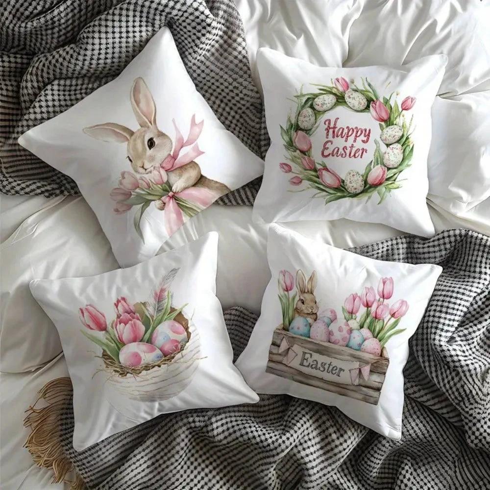 Lulune Spring Easter Cushion Covers | 4pcs Set by Casa & Beyond