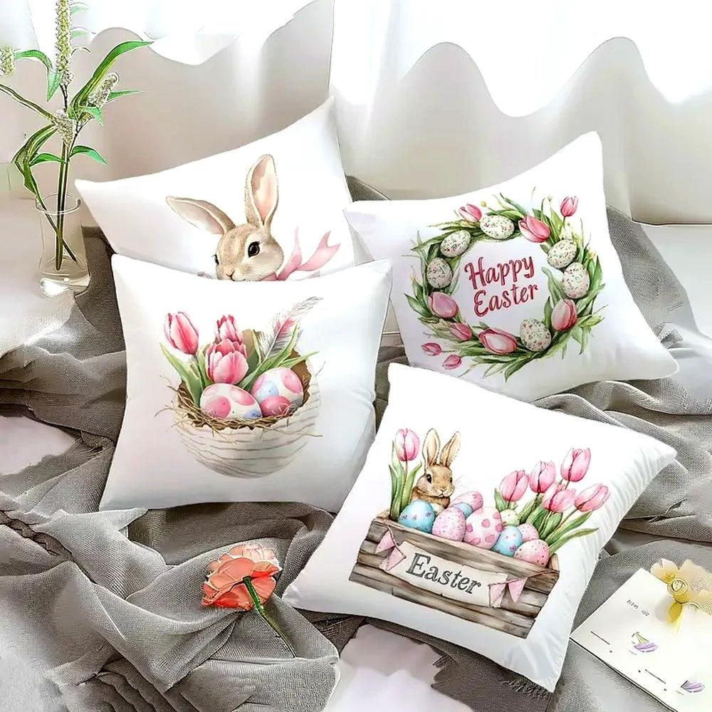 Lulune Spring Easter Cushion Covers | 4pcs Set by Casa & Beyond