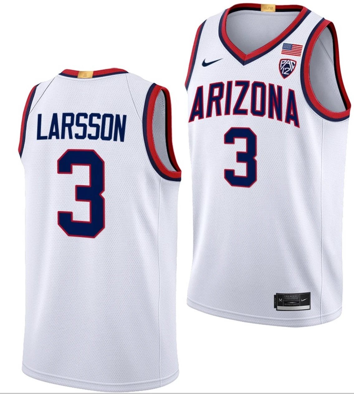 Pelle Larsson Jersey Arizona Wildcats College Basketball Limited #3 by My store basketball