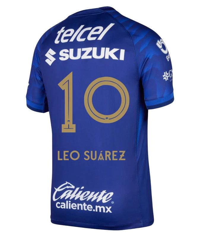 Pumas UNAM 2025-26 LEO SUÁREZ 10 Away Jersey – Azul Marino by Soccer Jersey