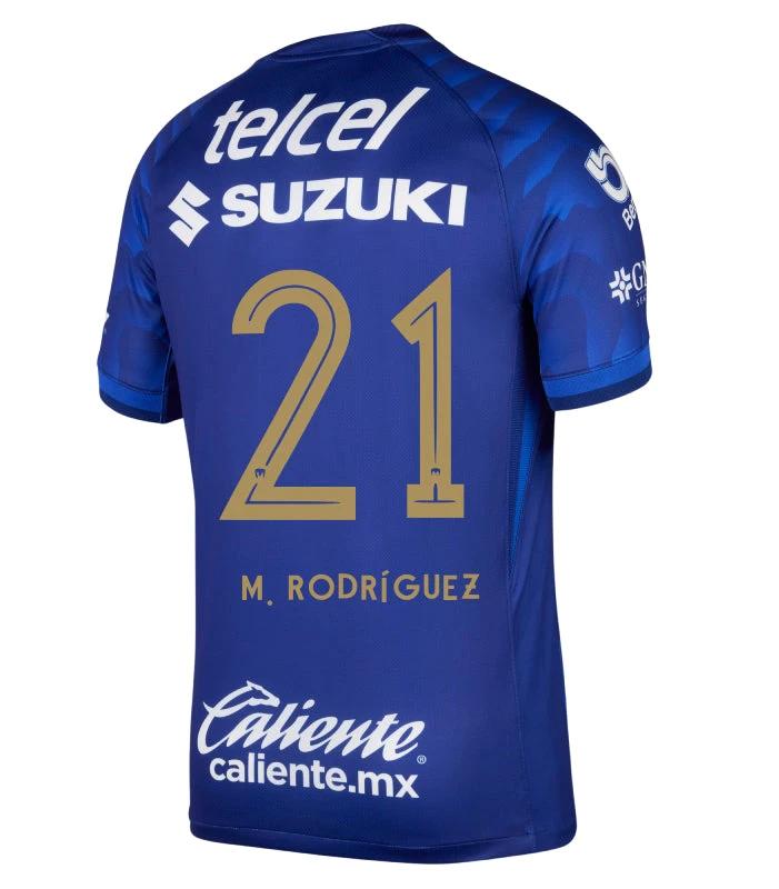Pumas UNAM 2025-26 M. RODRÍGUEZ 21 Away Jersey – Azul Marino by Soccer Jersey