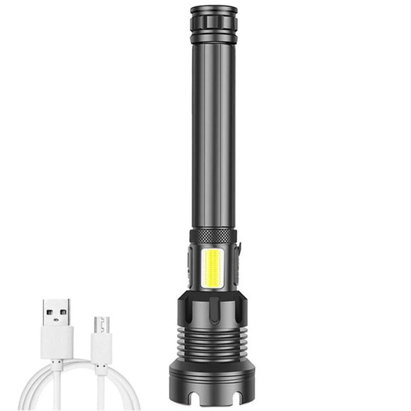 Tactical rechargeable laser LED flashlight by Bowlift
