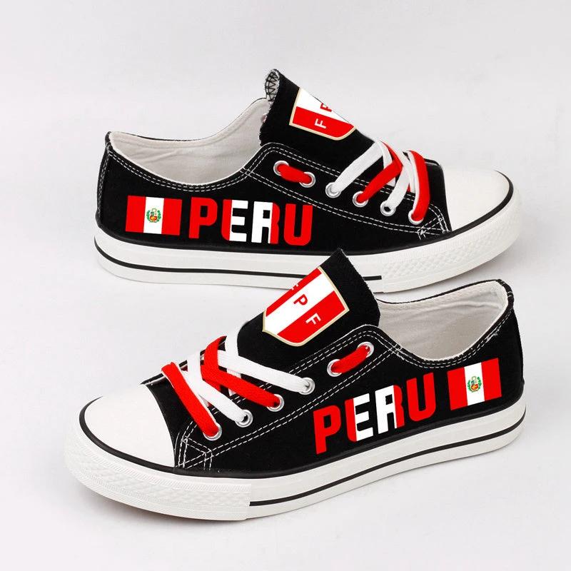 PERU Low Top Canvas Sport Sneakers Shoes For Men Women Fans by Crocs