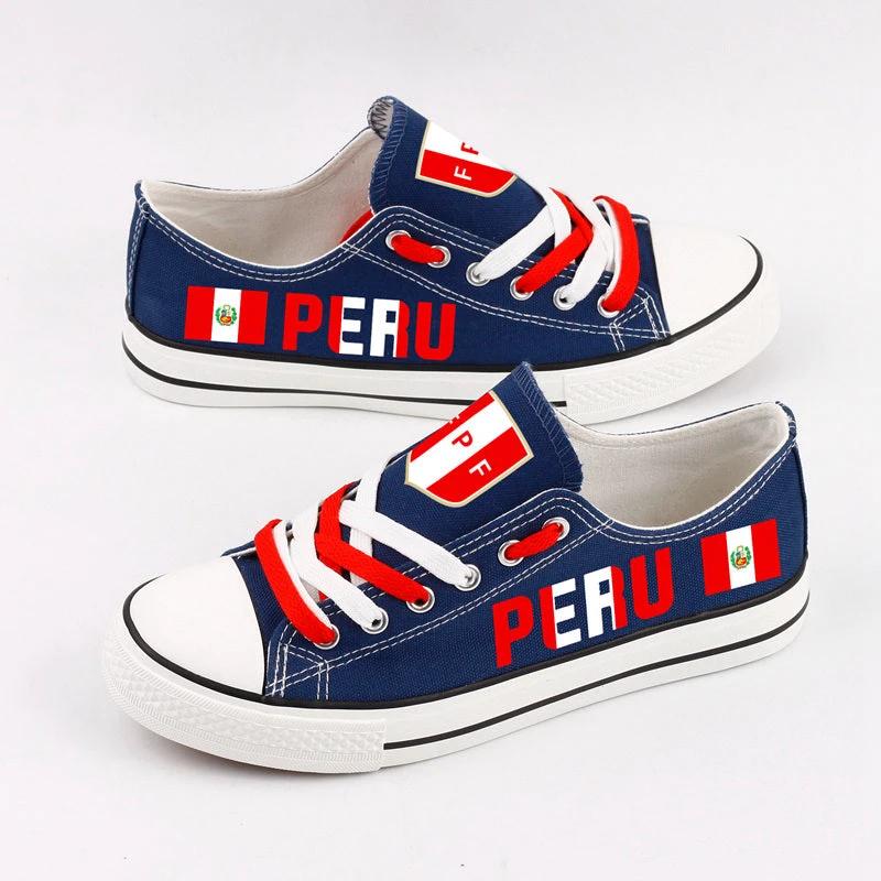 PERU Low Top Canvas Sport Sneakers Shoes For Men Women Fans by Crocs
