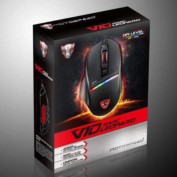 Magic Leopard - 4000 DPI Gaming Mouse by Bowlift