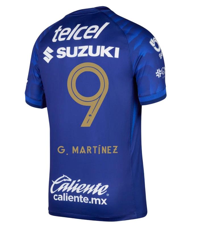 Pumas UNAM 2025-26 G. MARTÍNEZ 9 Away Jersey – Azul Marino by Soccer Jersey