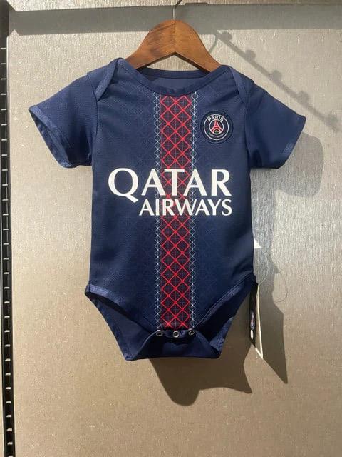 PSG 2025-26 Future Champion Gear Soccer Baby Bodysuit – Blue by Soccer Jersey