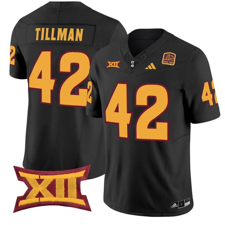 Pat Tillman Jersey #42 Arizona State Sun Devils Vapor Limited College Football Black by My Store
