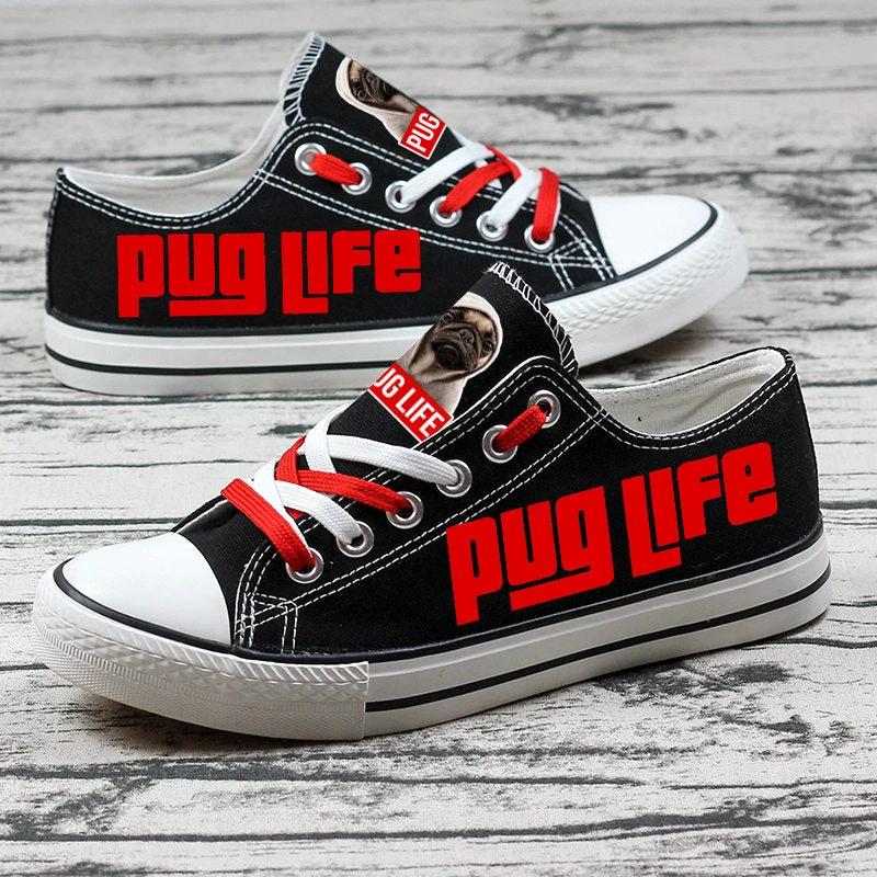 PUG Canvas Sneakers Shoes For Men Women Fans by Crocs