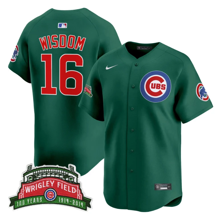 Patrick Wisdom Jersey #16 Chicago Cubs Wrigley Field Style Vapor Premier Limited Stitched by My Store