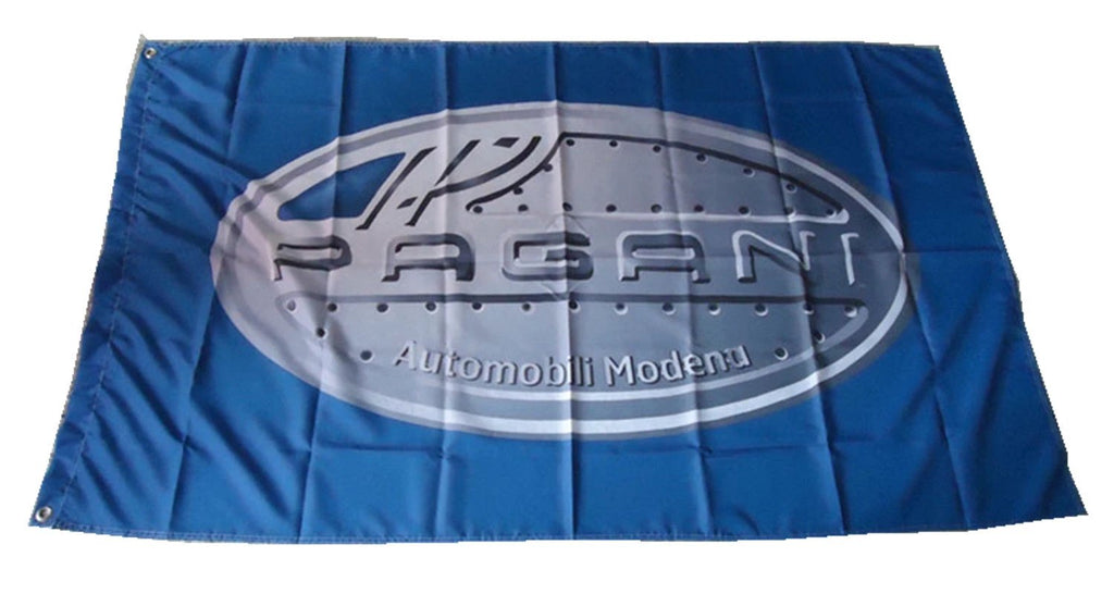 Pagani Automobili Flag-3x5 Banner-100% polyester-Blue by flagsshop