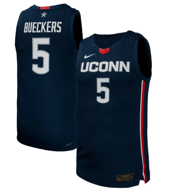 Paige Bueckers UConn Huskies Navy Basketball Jersey Stitched by My store basketball