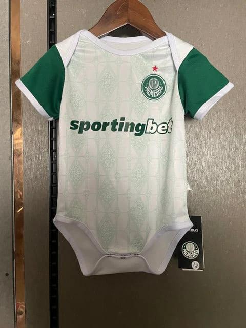 Palmeiras 2025-26 Young Verdão Supporte Soccer Baby Bodysuit – White by Soccer Jersey