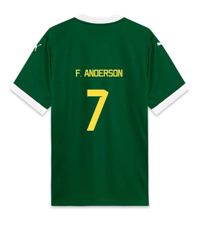 Palmeiras F. ANDERSON 7 Home 2025-26 Jersey – Green by Soccer Jersey