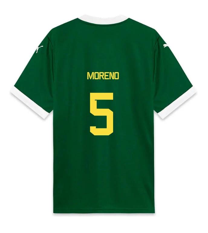 Palmeiras MORENO 5 Home 2025-26 Jersey – Green by Soccer Jersey