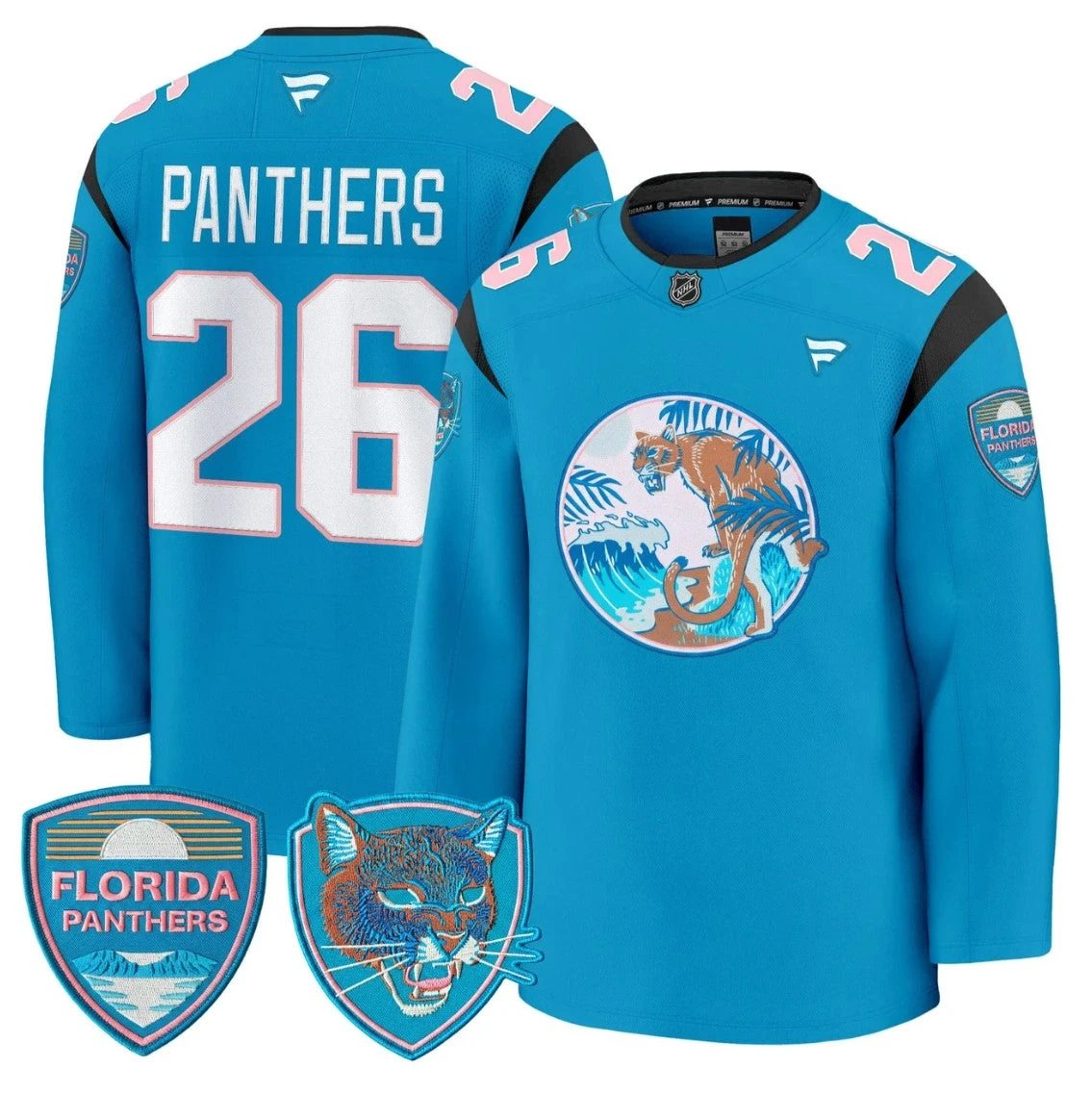 Panthers Jersey #26 Florida Panthers SoFlo Night Edition Premium Stitched by Hockey David