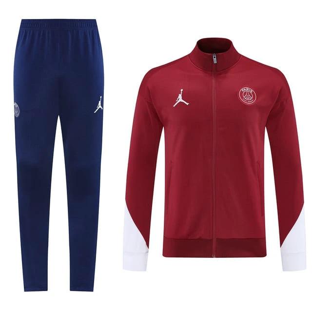 Paris Saint-Germain 2025-26 Soccer Training Set – Burgundy by Soccer Jersey