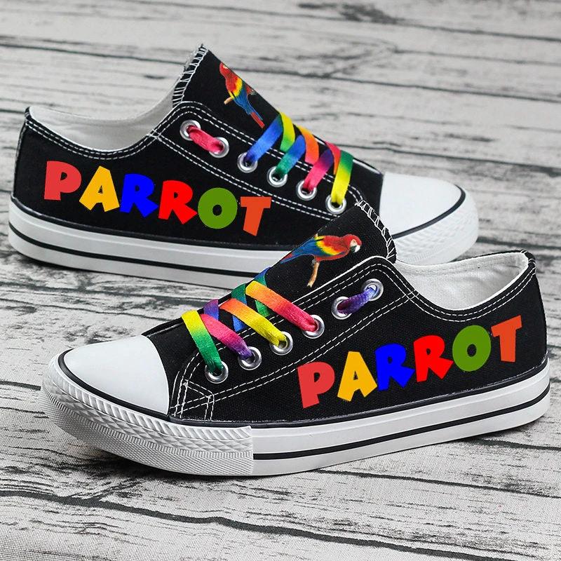 Parrot Canvas Sneakers Shoes For Men Women Fans by Crocs