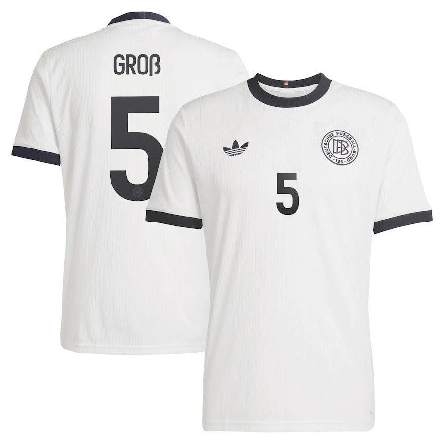 Pascal Groß 5 Germany National Team 125th Anniversary Men Jersey – White by Soccer Jersey