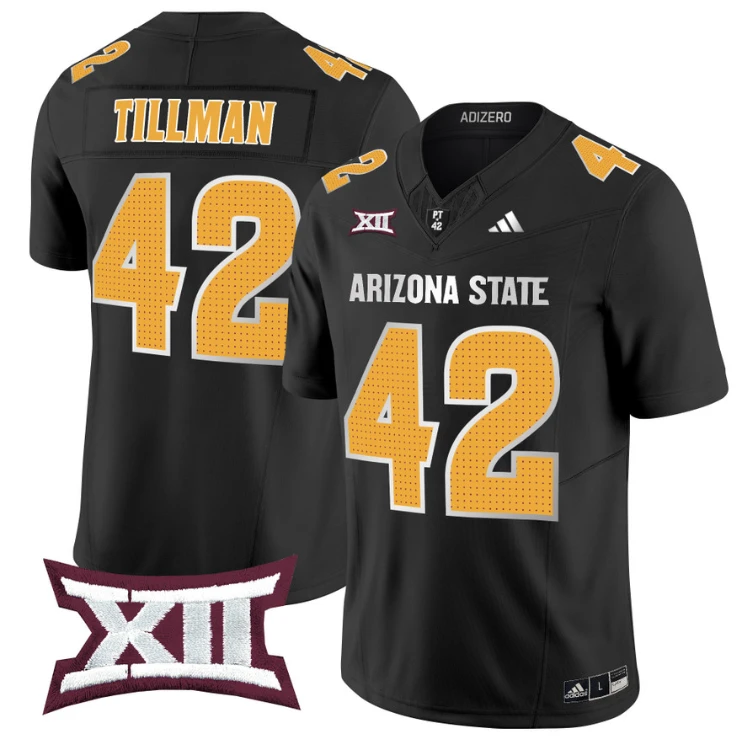 Pat Tillman Jersey #42 Arizona State Sun Devils 2024 Vapor Limited Black by My Store
