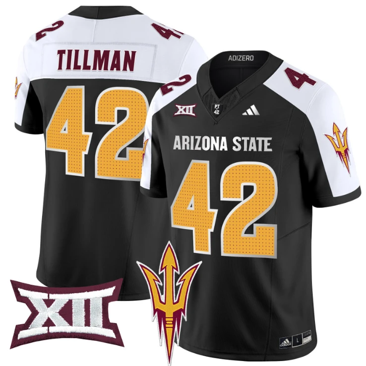 Pat Tillman Jersey #42 Arizona State Sun Devils 2024 Vapor Limited Black Alternate by My Store