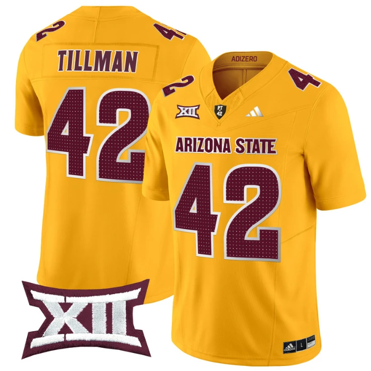 Pat Tillman Jersey #42 Arizona State Sun Devils 2024 Vapor Limited Gold by My Store