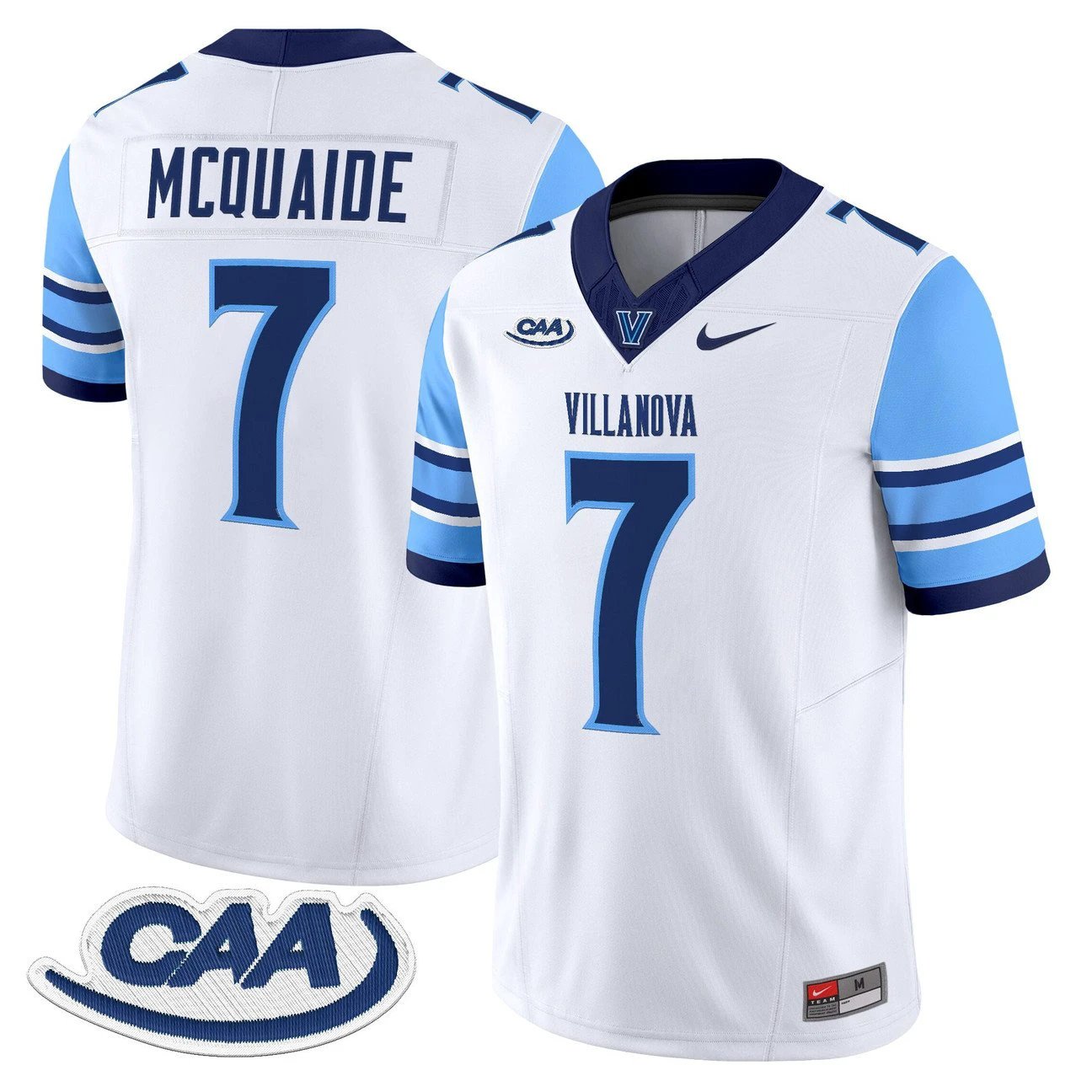 Pat McQuaide Jersey #7 Villanova Wildcats 2025 Vapor Limited Stitched by My Store NCAA Football Jerseys