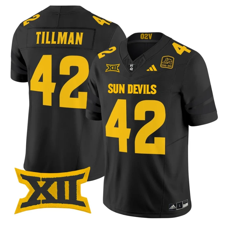 Pat Tillman Jersey #42 Arizona State Sun Devils 2025 Vapor Stitched by My Store NCAA Football Jerseys