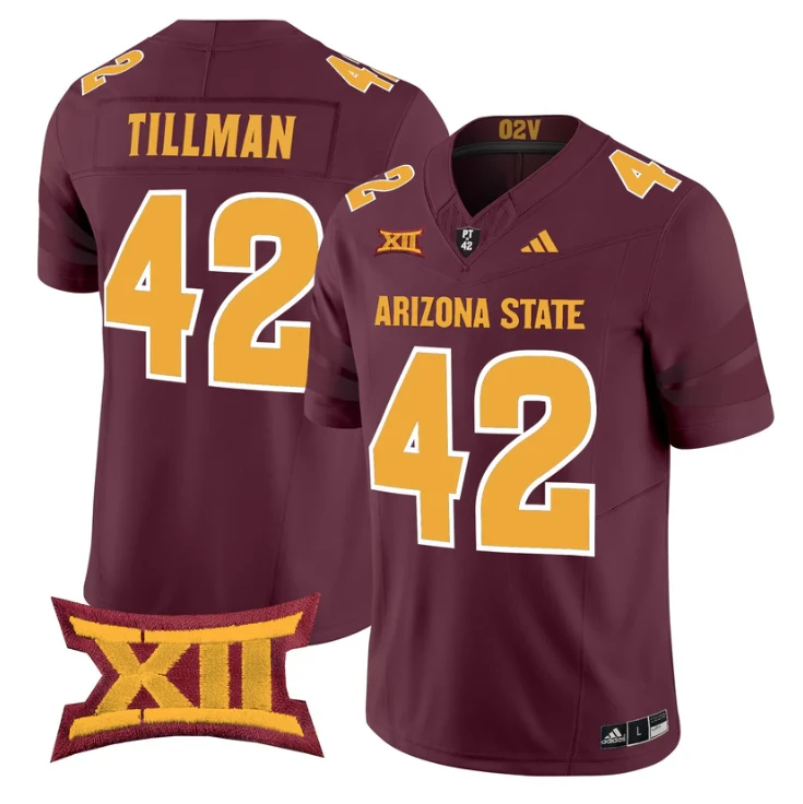 Pat Tillman Jersey #42 Arizona State Sun Devils 2025 Vapor Stitched by My Store NCAA Football Jerseys