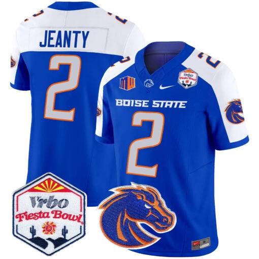 Sire Gaines Jersey #26 Boise State Broncos 2025 Fiesta Bowl Patch Vapor Royal by My Store
