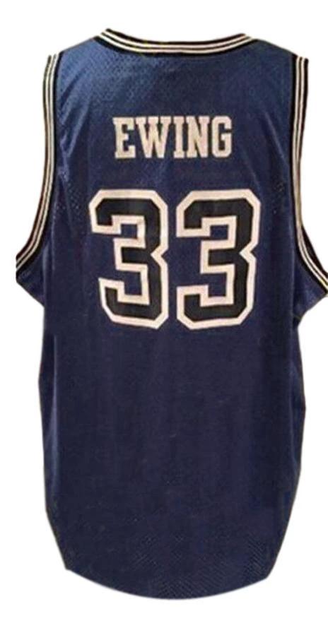 Patrick Ewing Jersey #33 College Basketball Blue by My store basketball