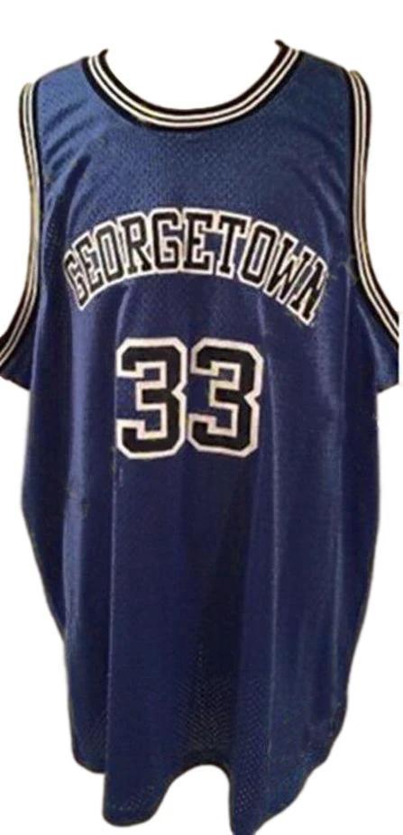 Patrick Ewing Jersey #33 College Basketball Blue by My store basketball